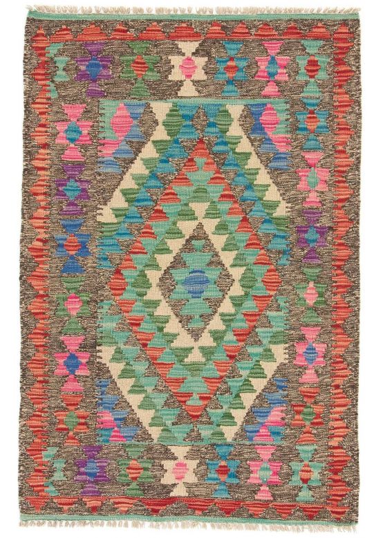 Tapis tissé à plat Kilim Afghan