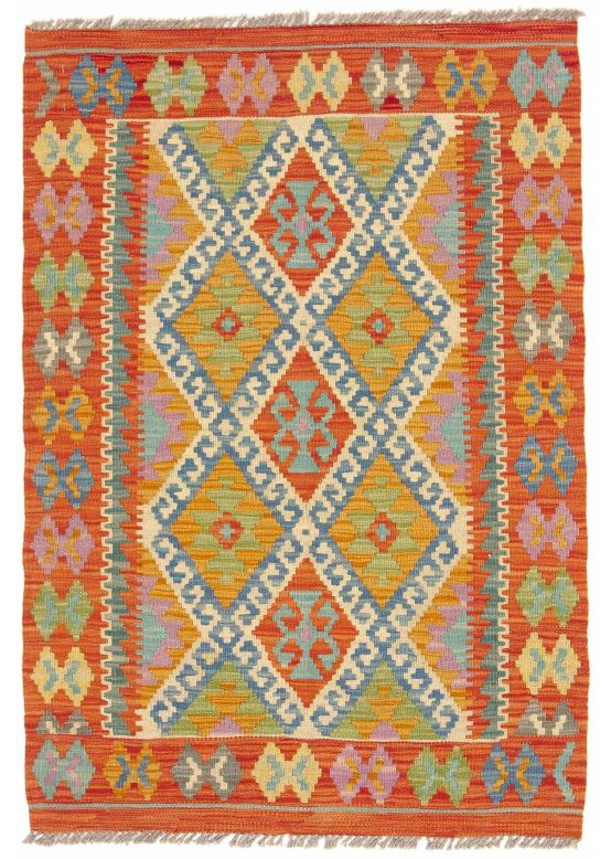 Tapis tissé à plat Kilim Afghan