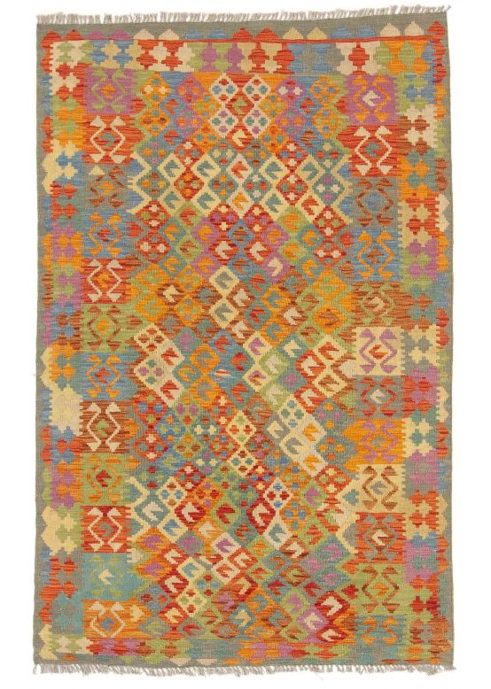 Tapis tissé à plat Kilim Afghan