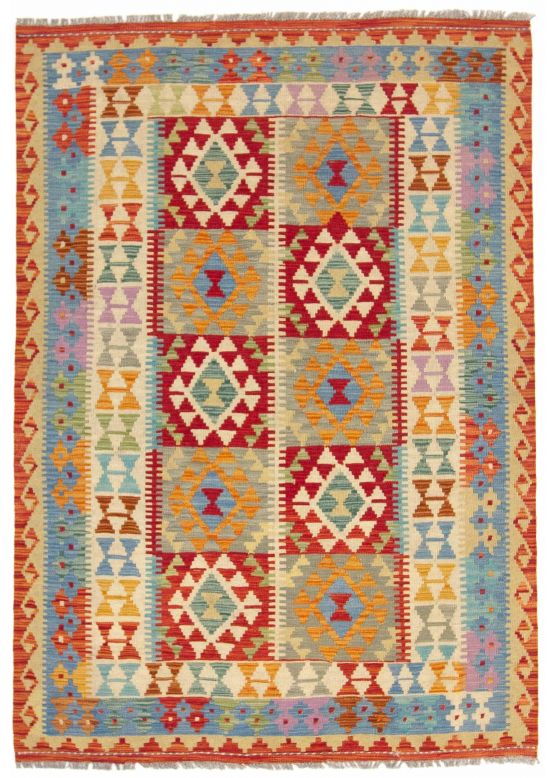 Tapis tissé à plat Kilim Afghan