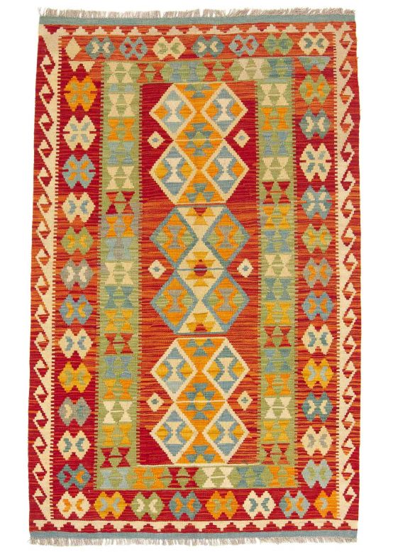 Tapis tissé à plat Kilim Afghan