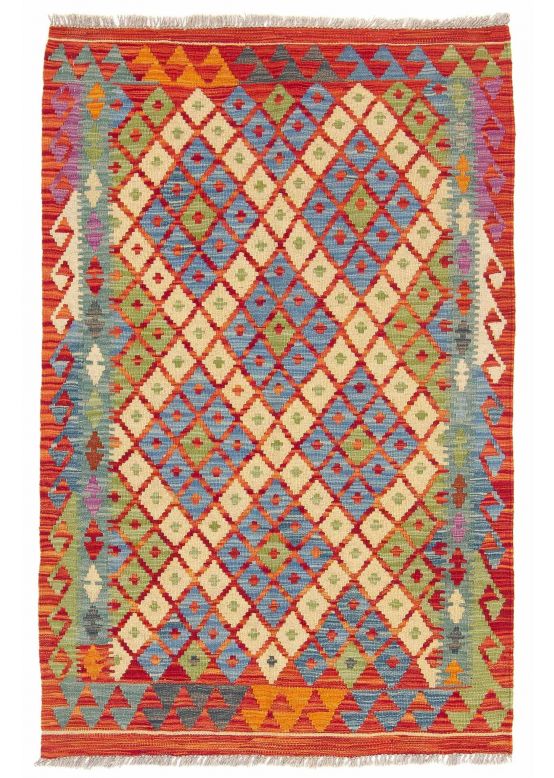 Tapis tissé à plat Kilim Afghan