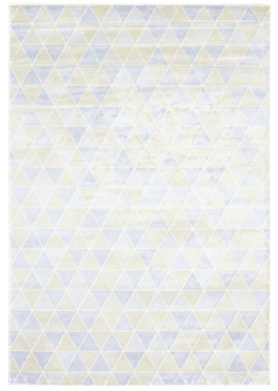 Tapis Geo Bleu