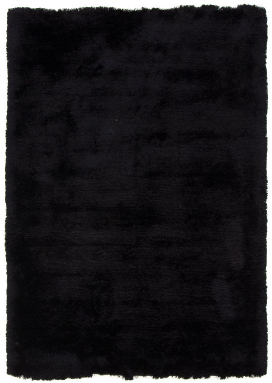 Tapis à poils longs Breeze Noir