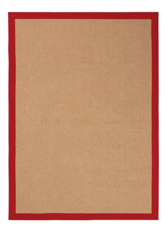 Tapis Sisal Rouge