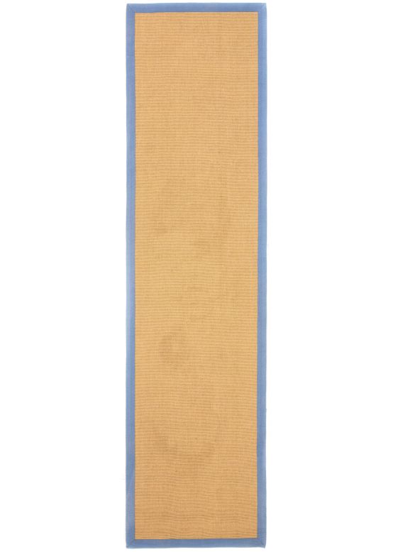 Tapis couloir Sisal Bleu