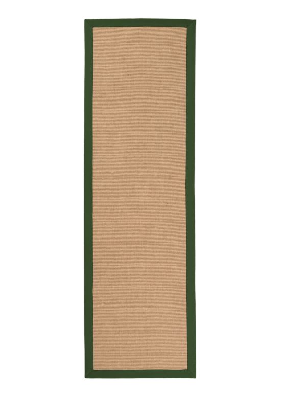 Tapis couloir Sisal Vert