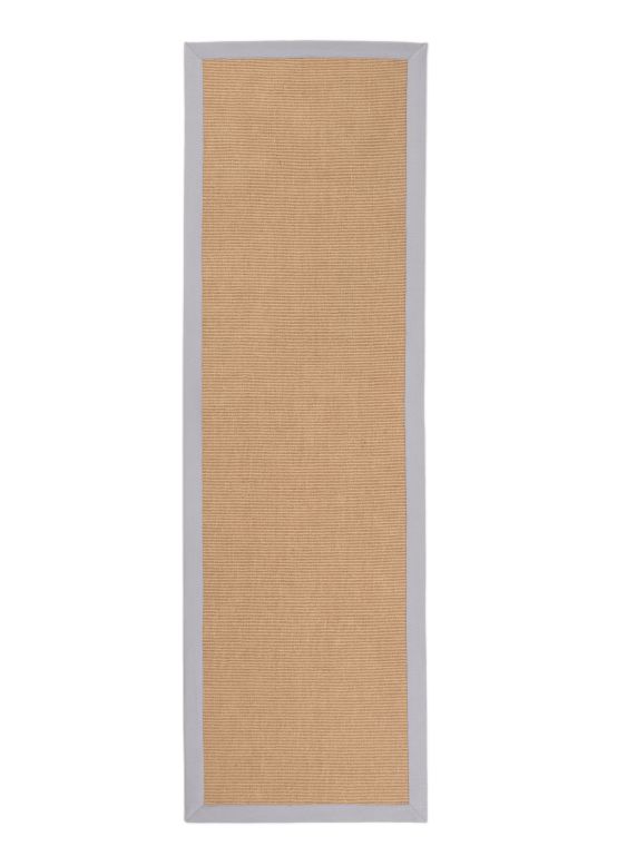 Tapis couloir Sisal Gris clair