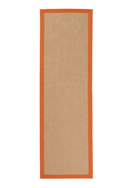 Tapis couloir Sisal Orange