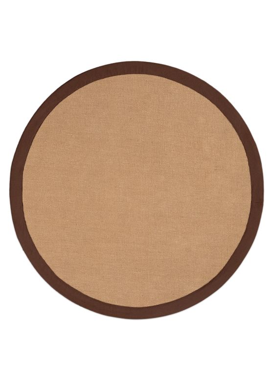 Tapis Sisal ronde Braun