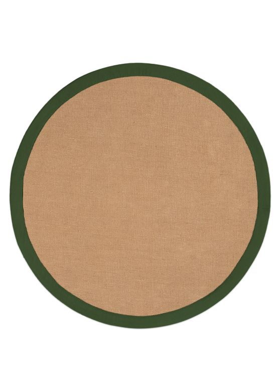 Tapis Sisal ronde Grün