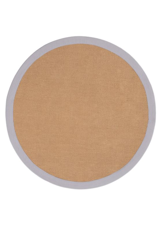 Tapis Sisal ronde Hellgrau