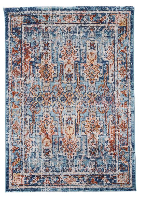 Tapis Aleyna Bleu