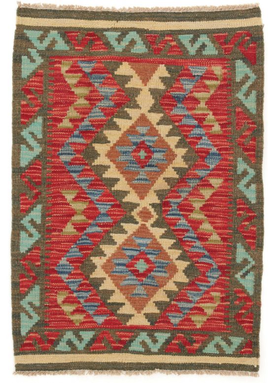 Tapis tissé à plat Kilim Afghan