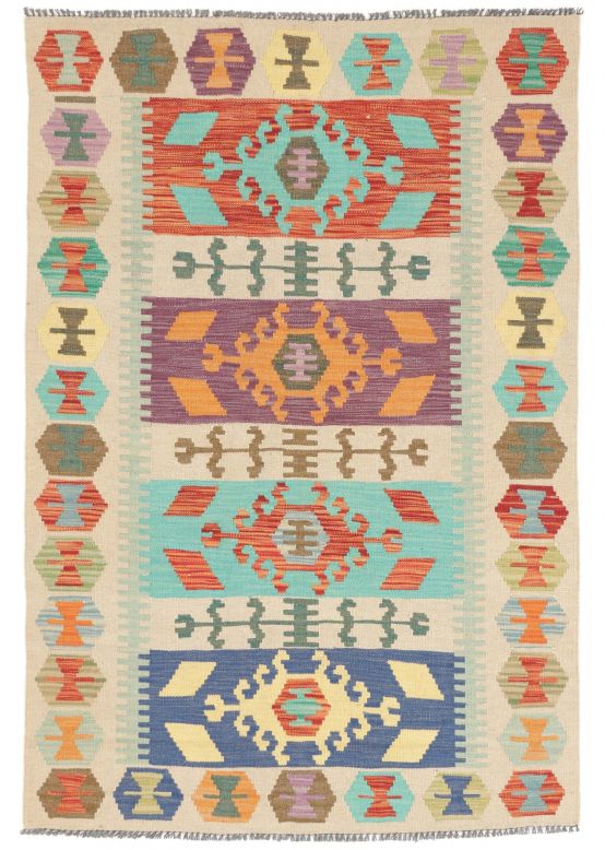 Tapis tissé à plat Kilim Afghan