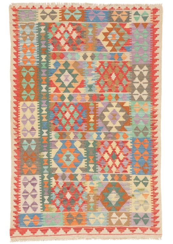 Tapis tissé à plat Kilim Afghan