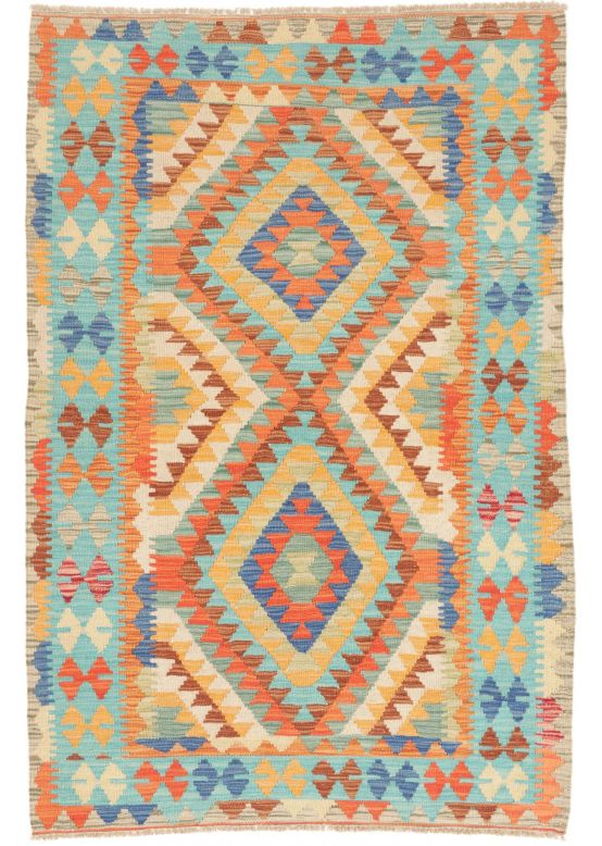 Tapis tissé à plat Kilim Afghan