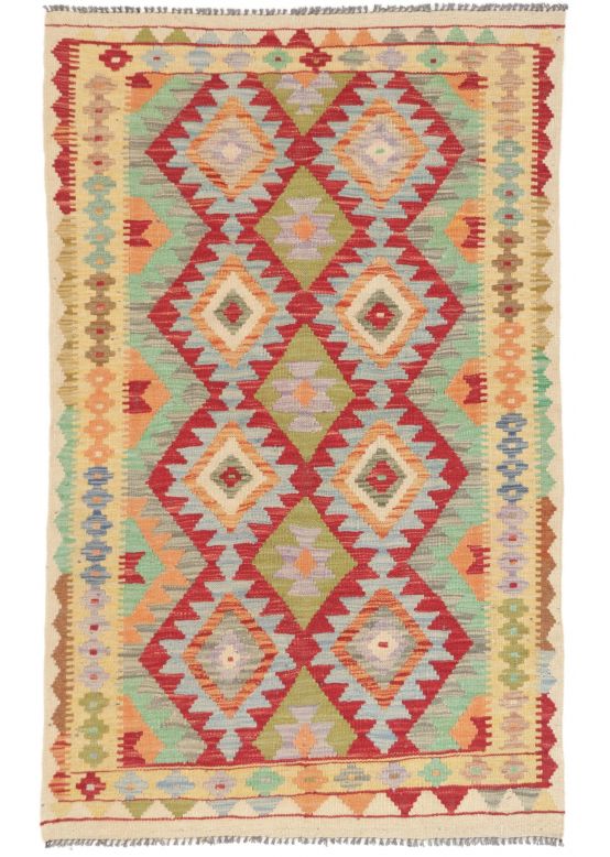 Tapis tissé à plat Kilim Afghan