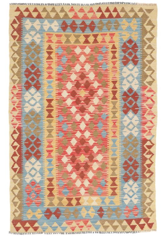 Tapis tissé à plat Kilim Afghan