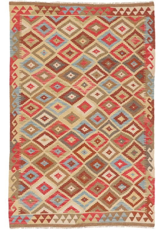 Tapis tissé à plat Kilim Afghan