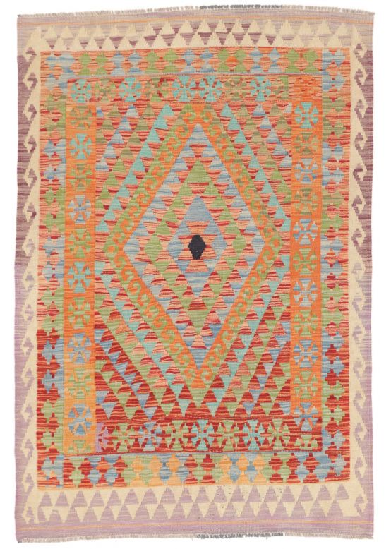 Tapis tissé à plat Kilim Afghan