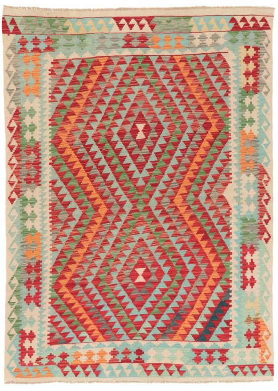 Tapis tissé à plat Kilim Afghan