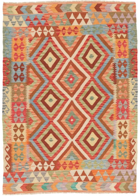 Tapis tissé à plat Kilim Afghan