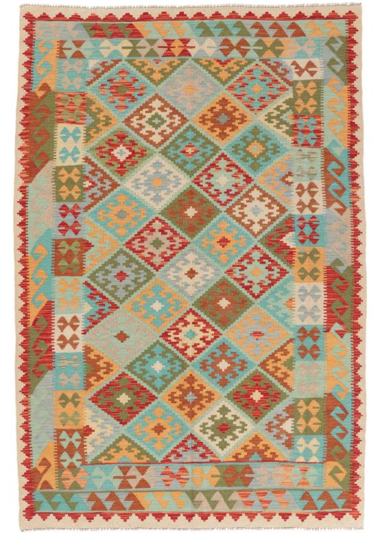 Tapis tissé à plat Kilim Afghan