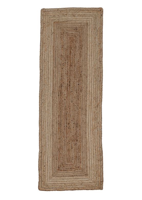 Tapis de Jute Nele couloir Beige