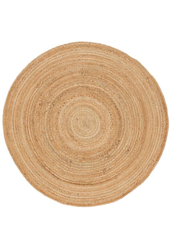 Tapis de Jute Nele ronde Beige