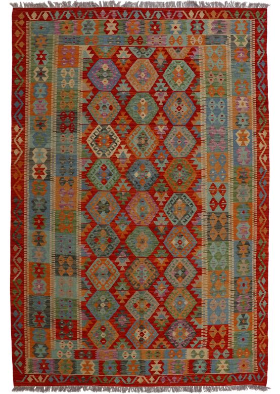 Tapis tissé à plat Kilim Afghan