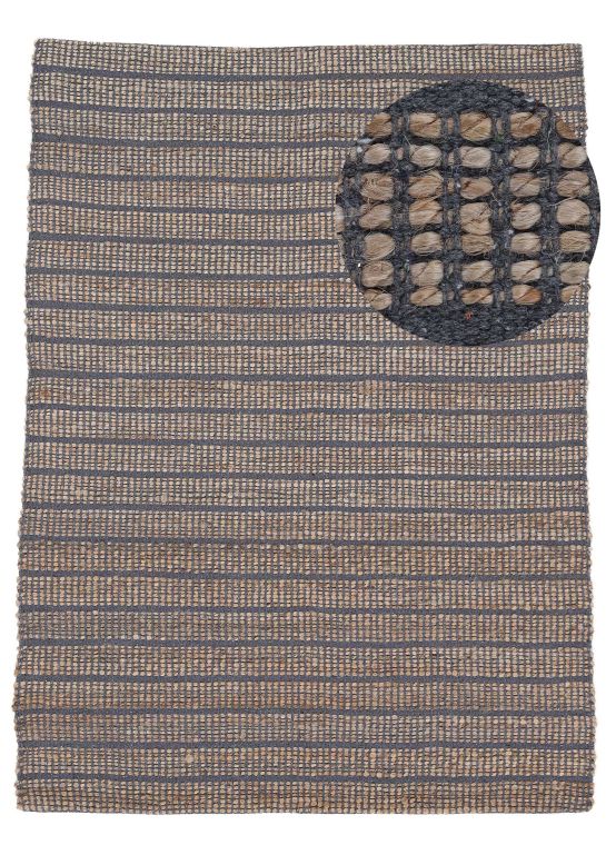 Tapis de Jute Lara Bleu