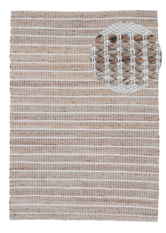 Tapis de Jute Lara Blanc