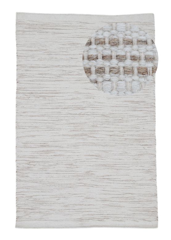 Tapis de laine Mona Crème