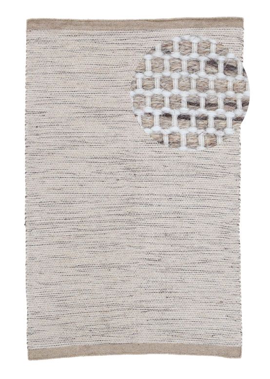 Tapis de laine Mona Taupe