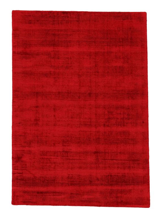 Tapis en viscose Ava Rouge