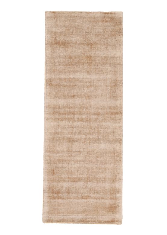 Tapis en viscose couloir Ava Beige