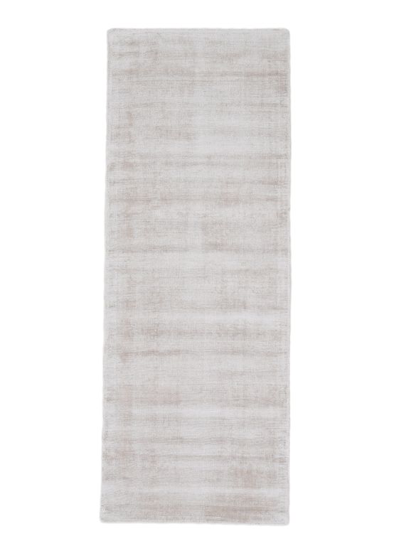 Tapis en viscose couloir Ava Crème