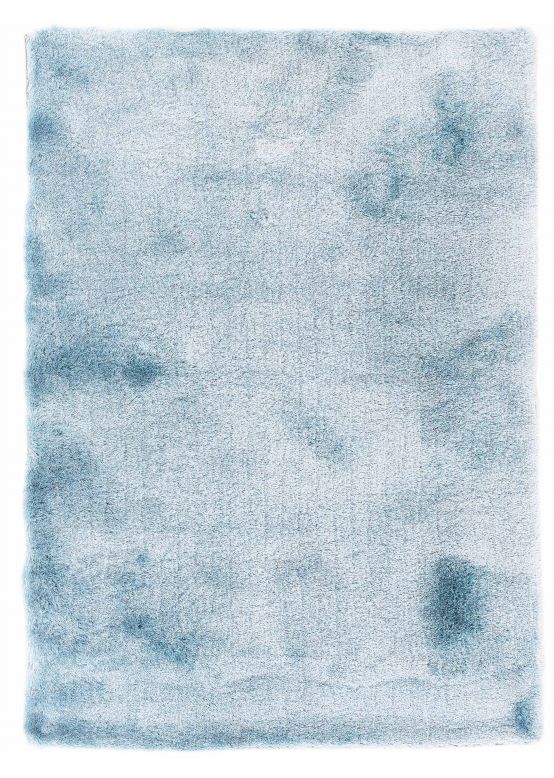 Tapis à poils longs Breeze Bleu clair