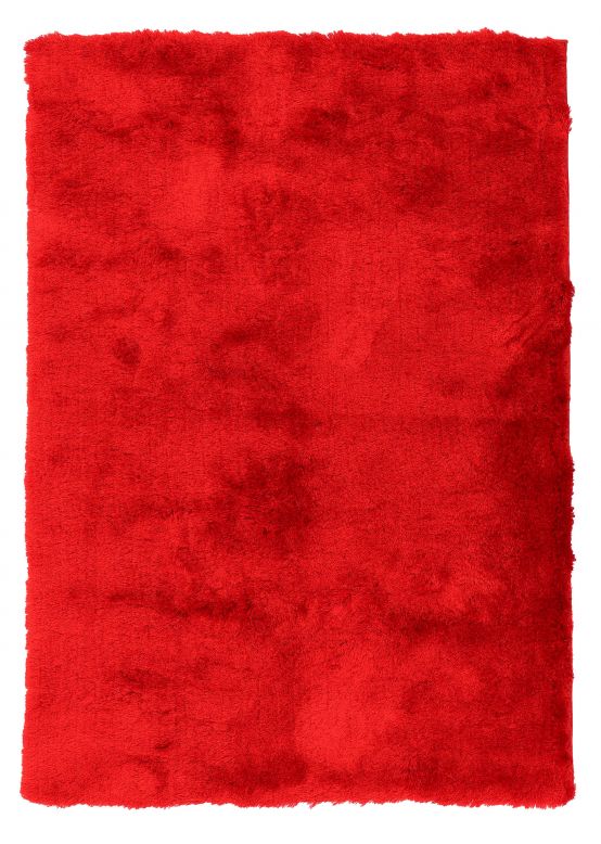 Tapis à poils longs Breeze Rouge