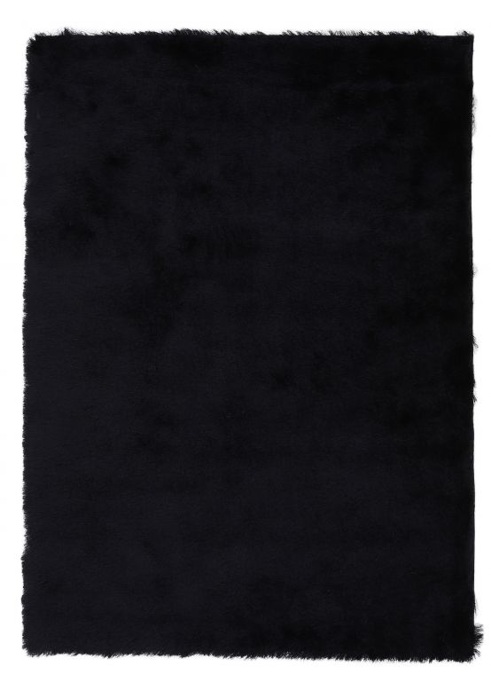 Tapis à poils longs Breeze Noir