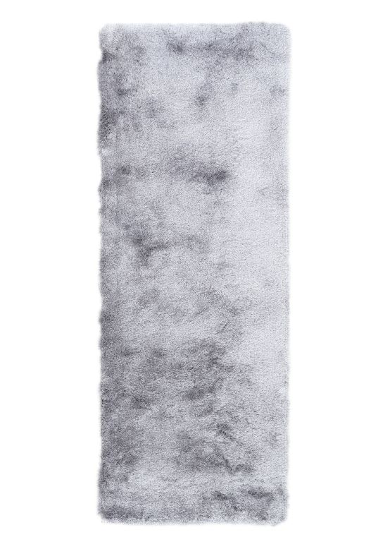 Tapis à poils longs Breeze couloir Gris clair