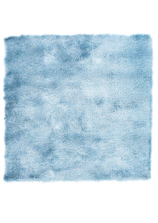 Tapis à poils longs Breeze Bleu clair