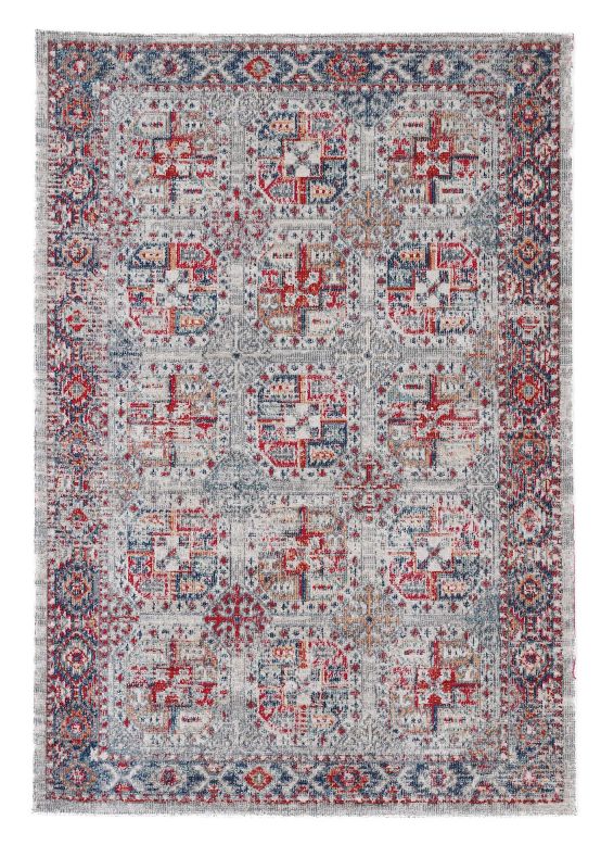 Tapis tissé à plat Mahal Gris clair