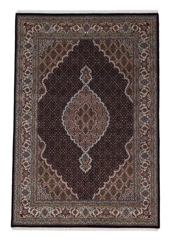 Tapis Tabriz Mahi Noir