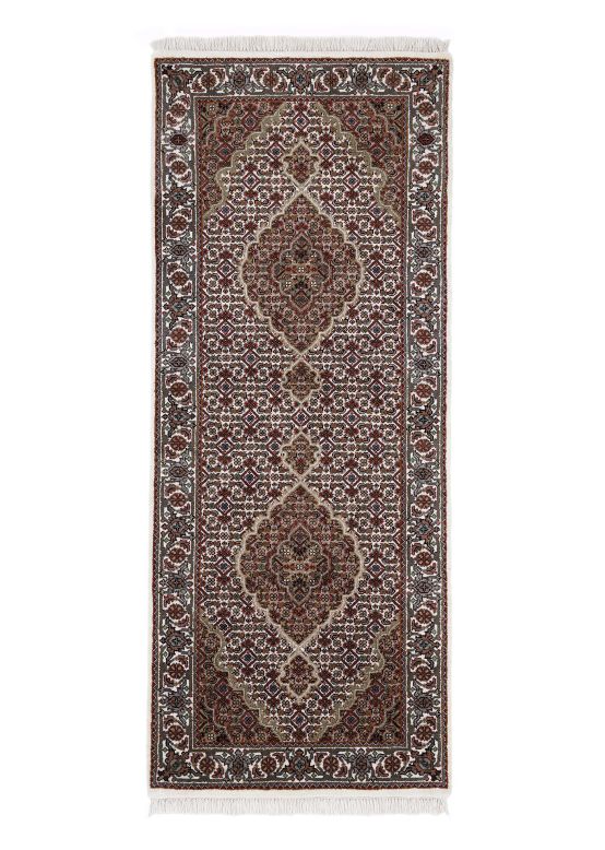 Tapis Tabriz Mahi couloir Crème