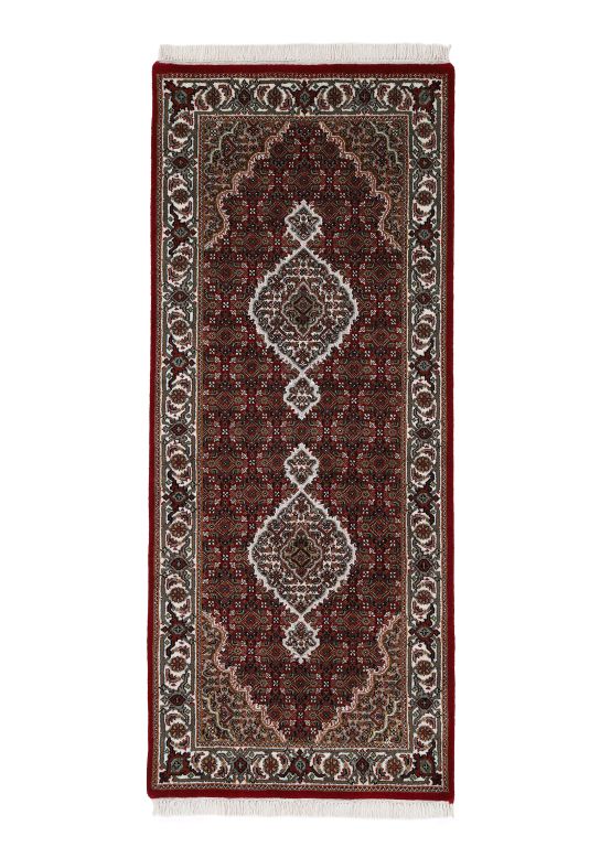 Tapis Tabriz Mahi couloir Rouge