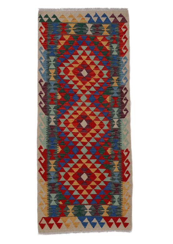 Tapis tissé à plat Kilim Afghan