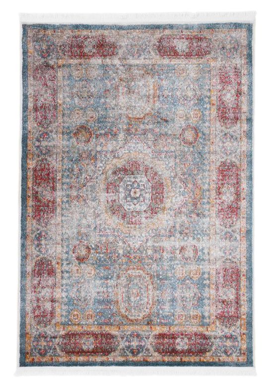 Tapis Vintage Mora Bleu