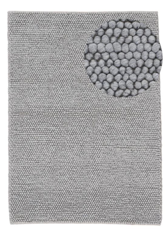 Tapis de laine Calo Gris clair